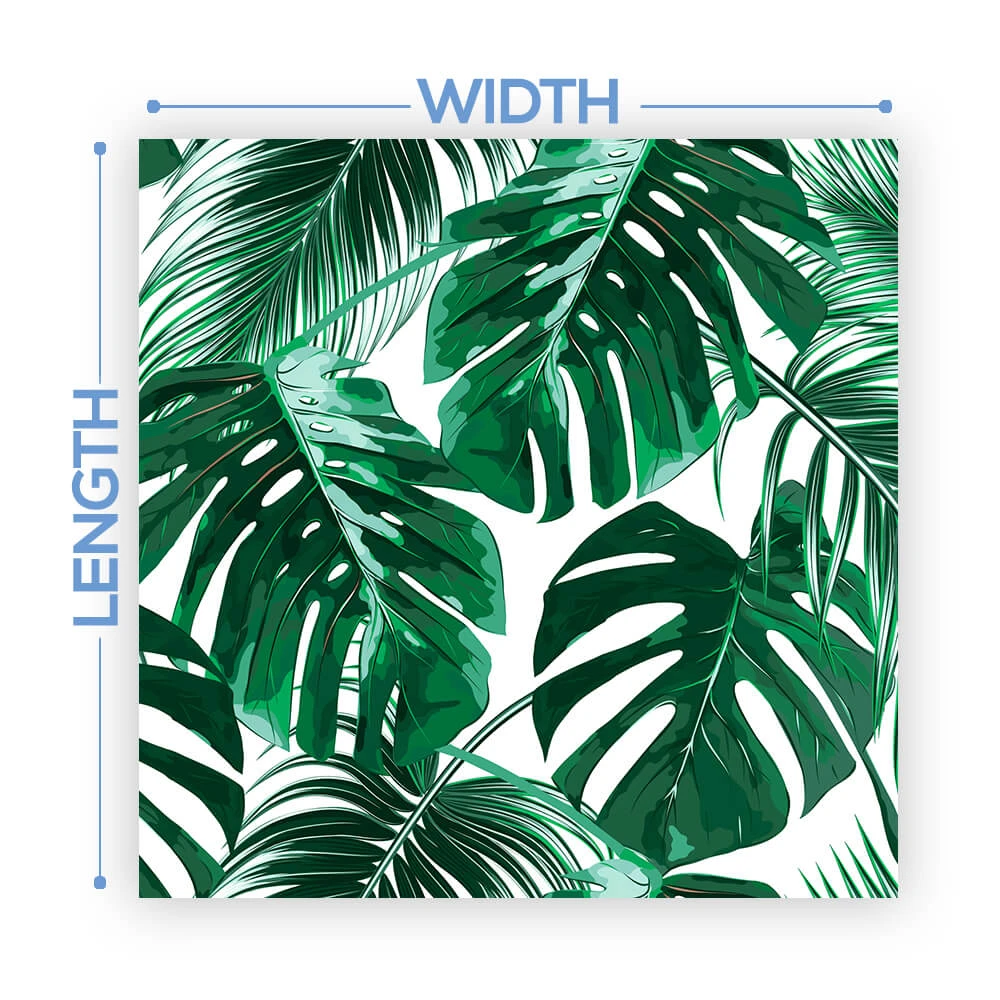 Premium Vinyl Dance Floor Wrap Custom Size - Tropical Off The Palms 4 Premium Vinyl Dance Floor Wrap Custom Size - Tropical Off The Palms - Image 2