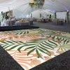 Premium Vinyl Dance Floor Wrap Custom Size - Tropical Tropic Burst -Event Decoration Sales Shop PRT FLR 428203480 1