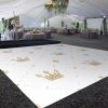Premium Vinyl Dance Floor Wrap Custom Size - Fairytale Retro Crown