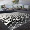 Premium Vinyl Dance Floor Wrap Custom Size - Geometric Hipster Edge