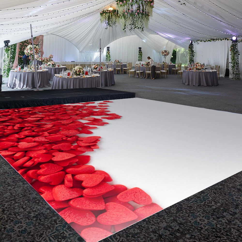 Premium Vinyl Dance Floor Wrap Custom Size - Valentines Day Mini Infatuation 3 Premium Vinyl Dance Floor Wrap Custom Size - Valentines Day Mini Infatuation