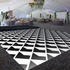 Premium Vinyl Dance Floor Wrap Custom Size - Geometric Geo Abstract