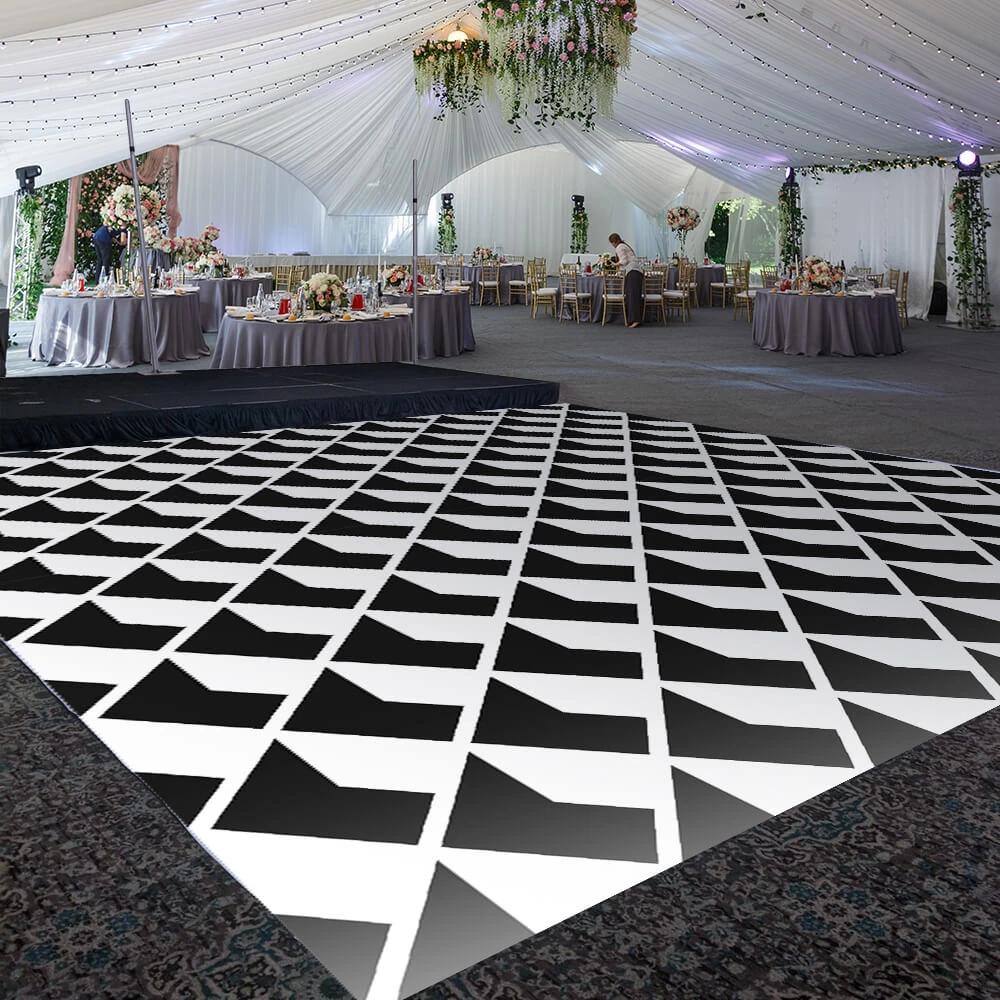 Premium Vinyl Dance Floor Wrap Custom Size - Geometric Geo Abstract 3 Premium Vinyl Dance Floor Wrap Custom Size - Geometric Geo Abstract