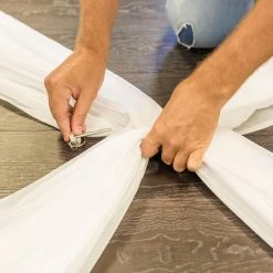 4 Panel Kit - Prefabricated Ceiling Drape Kit - 20ft Diameter - Select Drop, Fabric Kind, And Color! Option For All Attachments! 23 4 Panel Kit - Prefabricated Ceiling Drape Kit - 20ft Diameter - Select Drop, Fabric Kind, And Color! Option For All Attachments! -Event Decoration Sales Shop Prefab 11