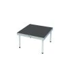 3X3 PLATFORM 24" FIXED LEGS - Aluminum/Industrial Finish -Event Decoration Sales Shop QL3X3I24F 1