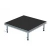 4X4 PLATFORM 16 - 24" LEGS - Aluminum/Industrial Finish -Event Decoration Sales Shop QL4X4I1624 1