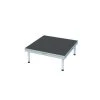 4X4 PLATFORM 16" FIXED LEGS - Aluminum/Industrial Finish