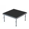 4X4 PLATFORM 24 - 32" LEGS - Aluminum/Industrial Finish -Event Decoration Sales Shop QL4X4I2432 1