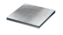 QuickLock Staging 4'x4' Square Stage Platform, Weatherproof Aluminum Finish