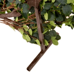 Green Round Eucalyptus Leaf Wedding Ceremony Arch W/ Interchangeable Branches - 8 Feet Tall -Event Decoration Sales Shop Round Eucalyptus Leaf Wedding Ceremony Arch EDD 03