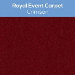 Royal Event Carpet - Choose Your Size & Color! -Event Decoration Sales Shop Royal Event Carpet EDD crimson