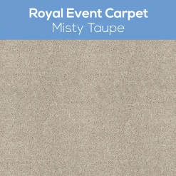 Royal Event Carpet - Choose Your Size & Color! -Event Decoration Sales Shop Royal Event Carpet EDD misty taupe