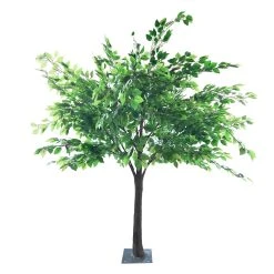 6FT Fig Leaf Tree - Floor Or Grand Centerpiece - 10 Interchangeable Branches - Green Fig Leaves