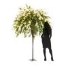 8.5 FT Tall Fake Rose Bush Tree - 20 Interchangeable Branches - White -Event Decoration Sales Shop SLTMB20 48 WHT V2