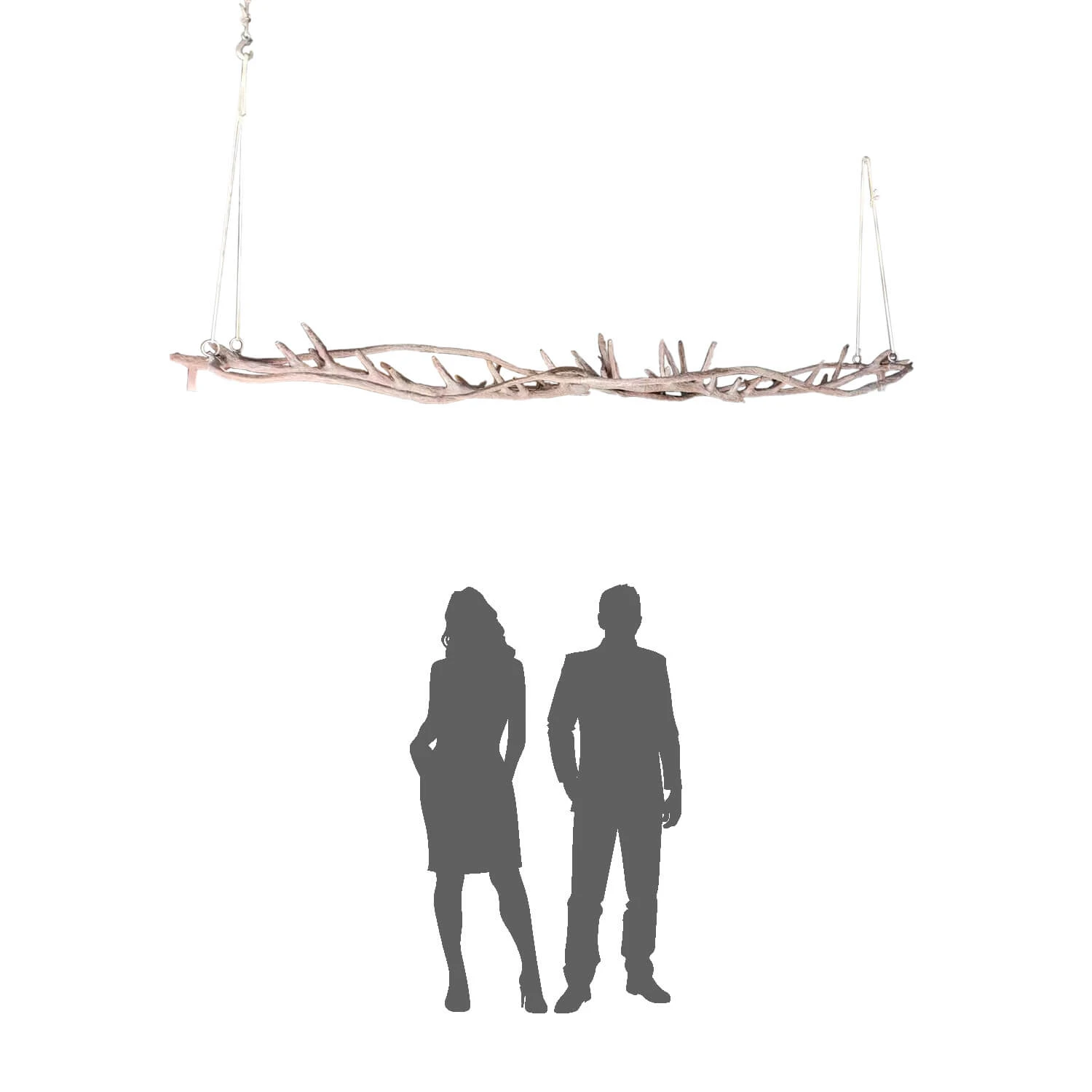 HUGE Greenery Hanging Floral Chandelier (14FT Long) - 45 Interchangeable Branches! - Green W/ White Florals 7 HUGE Greenery Hanging Floral Chandelier (14FT Long) - 45 Interchangeable Branches! - Green W/ White Florals - Image 5