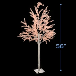56" (4.5FT) Tall Fake Fern Tree For Tabletop Centerpieces - Pink 10 56" (4.5FT) Tall Fake Fern Tree For Tabletop Centerpieces - Pink -Event Decoration Sales Shop SLTMB20 67 PNK 2023 02