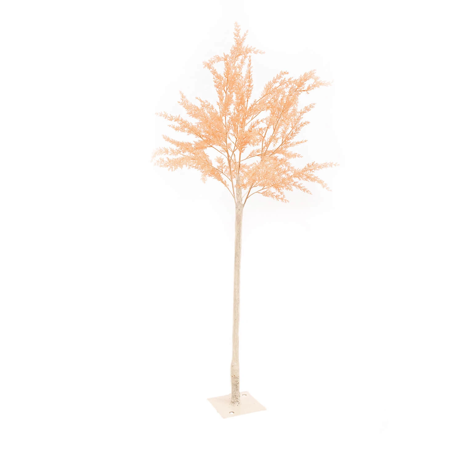 56" (4.5FT) Tall Fake Fern Tree For Tabletop Centerpieces - Pink 4 56" (4.5FT) Tall Fake Fern Tree For Tabletop Centerpieces - Pink - Image 2
