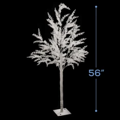 56" (4.5FT) Tall Fake Fern Tree For Tabletop Centerpieces - White 15 56" (4.5FT) Tall Fake Fern Tree For Tabletop Centerpieces - White -Event Decoration Sales Shop SLTMB20 67 WHT 03 V2