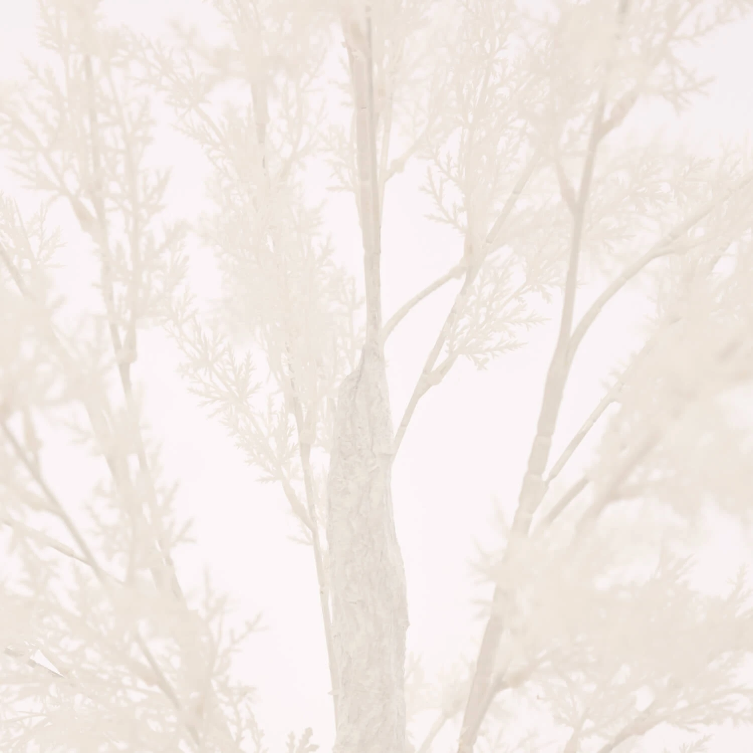 56" (4.5FT) Tall Fake Fern Tree For Tabletop Centerpieces - White 7 56" (4.5FT) Tall Fake Fern Tree For Tabletop Centerpieces - White - Image 5