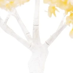 8.5 FT Tall Fake Plumeria Tree W/ White Trunk - 30 Interchangeable Branches - Champagne -Event Decoration Sales Shop SLTMB21 13 CHMP V2 03
