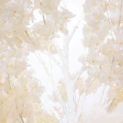 8.5 FT Tall Fake Plumeria Tree W/ White Trunk - 30 Interchangeable Branches - White -Event Decoration Sales Shop SLTMB21 13 WHT V2 03