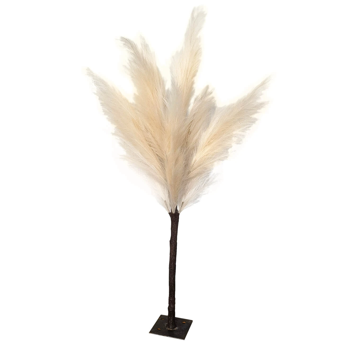 5FT Tall Fake Pampas Grass Tabletop Centerpieces Tree - Ivory 3 5FT Tall Fake Pampas Grass Tabletop Centerpieces Tree - Ivory