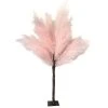 5FT Tall Fake Pampas Grass Tabletop Centerpieces Tree - Blush/Light Pink