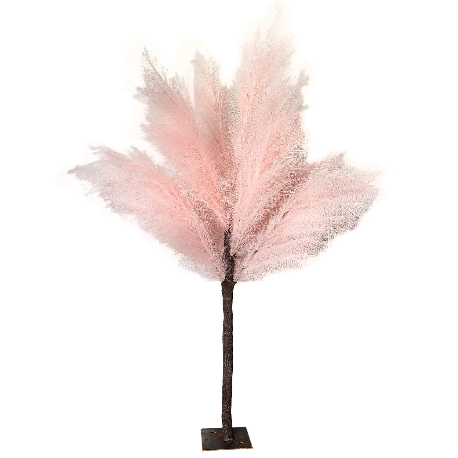 5FT Tall Fake Pampas Grass Tabletop Centerpieces Tree - Blush/Light Pink 3 5FT Tall Fake Pampas Grass Tabletop Centerpieces Tree - Blush/Light Pink