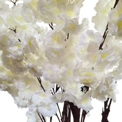 9FT Tall Large Hydrangea Bloom Tree W/ Split Trunk & 21 Interchangeable Branches - White 13 9FT Tall Large Hydrangea Bloom Tree W/ Split Trunk & 21 Interchangeable Branches - White -Event Decoration Sales Shop SLTMB23 3 WHT 06