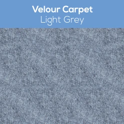 Velour Carpet - Choose Your Size & Color! -Event Decoration Sales Shop Velour Carpet EDD light grey