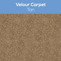 Velour Carpet - Choose Your Size & Color! -Event Decoration Sales Shop Velour Carpet EDD tan