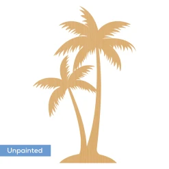 Barbie Double Palm Tree - Collapsible Party Prop -Event Decoration Sales Shop WOOD BARB PALM 02
