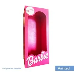 Collapsible Barbie Box Photo Booth Party Prop - Variety Of Sizes! -Event Decoration Sales Shop WOOD BARBIE 03 1