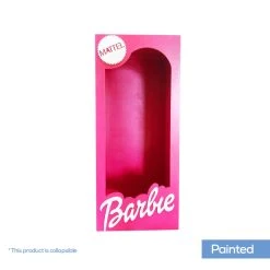 Collapsible Barbie Box Photo Booth Party Prop - Variety Of Sizes! -Event Decoration Sales Shop WOOD BARBIE 04 1