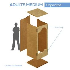 Collapsible Barbie Box Photo Booth Party Prop - Variety Of Sizes! -Event Decoration Sales Shop WOOD BARBIE 13