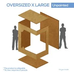 Collapsible Barbie Box Photo Booth Party Prop - Variety Of Sizes! -Event Decoration Sales Shop WOOD BARBIE 14