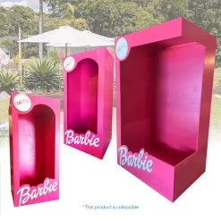Collapsible Barbie Box Photo Booth Party Prop - Variety Of Sizes!