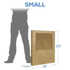 Floral Bloom Box - Made For Easel - Select Your Size! -Event Decoration Sales Shop WOOD FBB EASEL 04