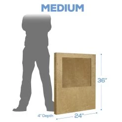 Floral Bloom Box - Made For Easel - Select Your Size! -Event Decoration Sales Shop WOOD FBB EASEL 05