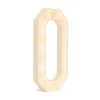 Wood Marquee Number "0" -Event Decoration Sales Shop WOOD MAR 0 1
