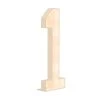 Wood Marquee Number "1" -Event Decoration Sales Shop WOOD MAR 1 1