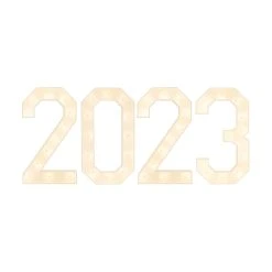 Wood Marquee "2023" -Event Decoration Sales Shop WOOD MAR 2023 02 1