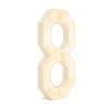 Wood Marquee Number "8" 1 Wood Marquee Number "8" -Event Decoration Sales Shop WOOD MAR 8 1