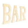 Wood Marquee "BAR"