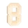 Wood Marquee - BOLD FONT - Number "8" - 4ft Tall 2 Wood Marquee - BOLD FONT - Number "8" - 4ft Tall -Event Decoration Sales Shop WOOD MAR BOLD 8