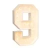 Wood Marquee - BOLD FONT - Number "9" - 4ft Tall