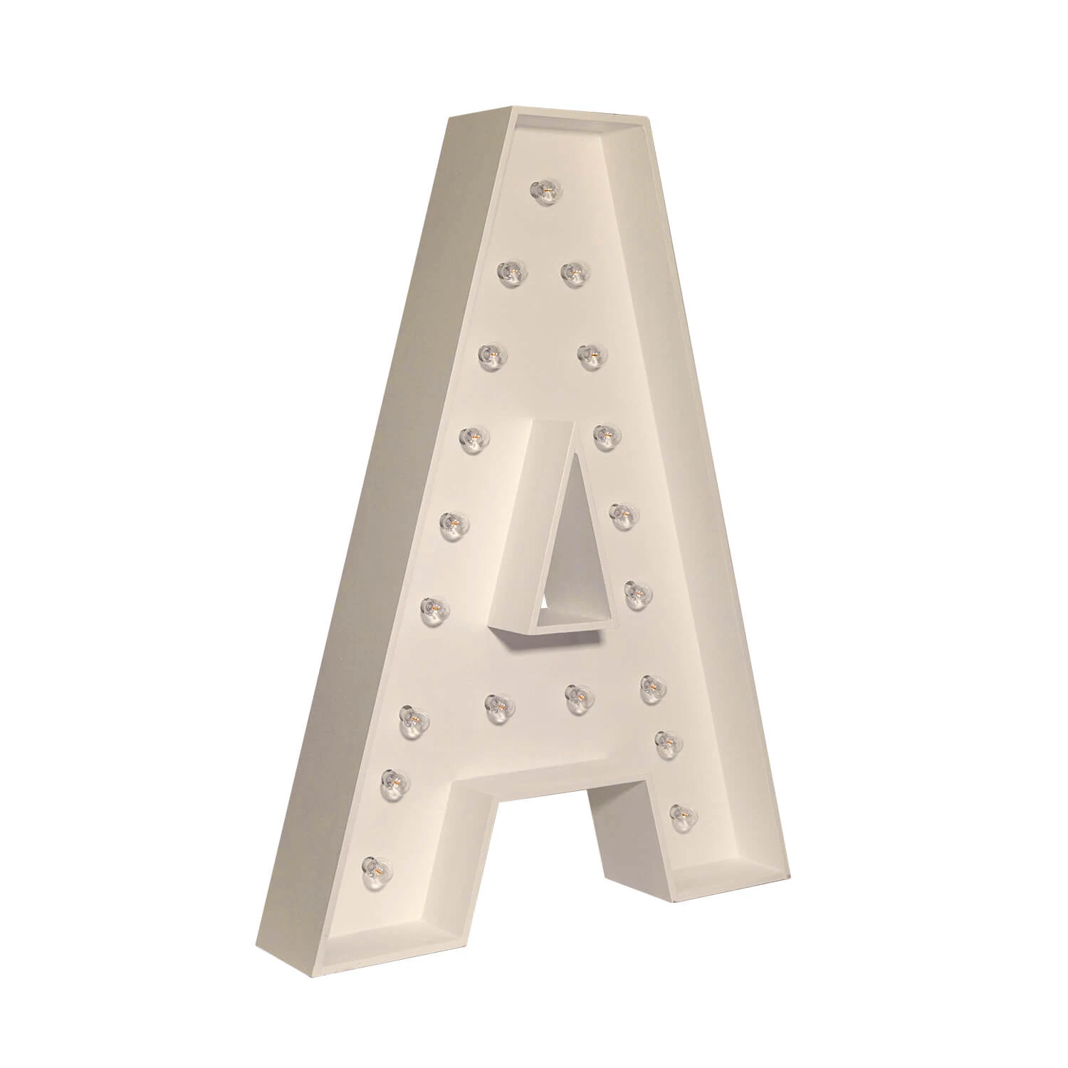 Wood Marquee - BOLD Font - Letter "A" - 4ft Tall 4 Wood Marquee - BOLD Font - Letter "A" - 4ft Tall - Image 2