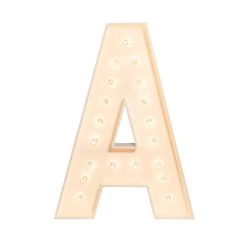 Wood Marquee - BOLD Font - Letter "A" - 4ft Tall 11 Wood Marquee - BOLD Font - Letter "A" - 4ft Tall -Event Decoration Sales Shop WOOD MAR BOLD A 03 1