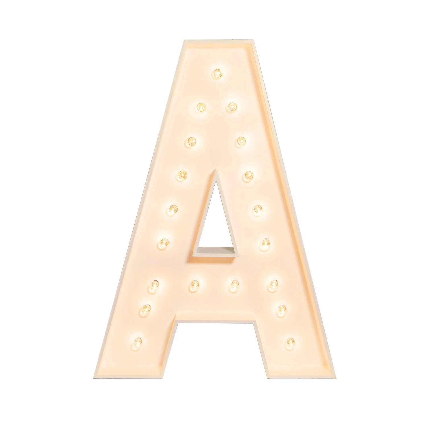 Wood Marquee - BOLD Font - Letter "A" - 4ft Tall 5 Wood Marquee - BOLD Font - Letter "A" - 4ft Tall - Image 3