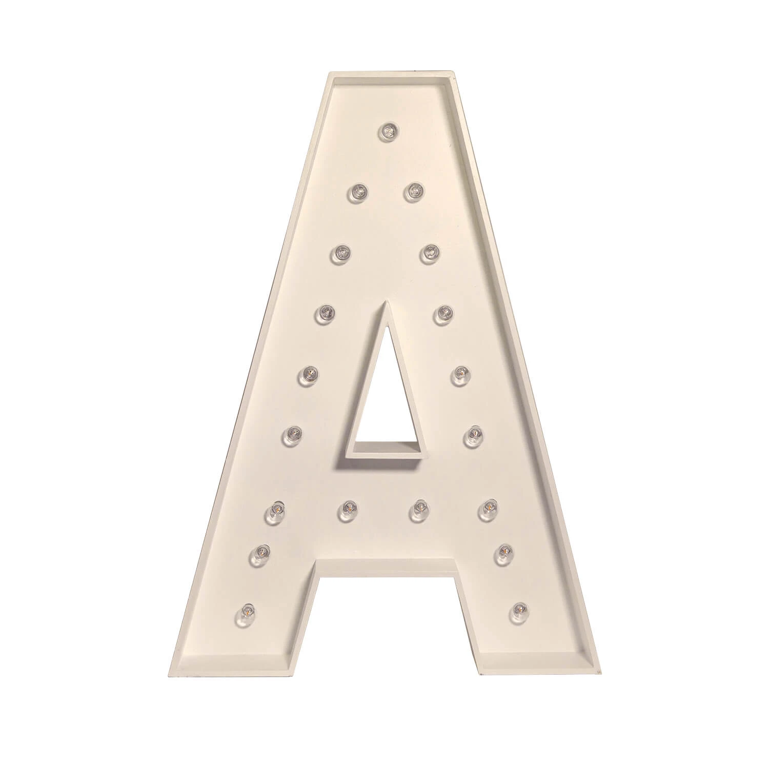 Wood Marquee - BOLD Font - Letter "A" - 4ft Tall 6 Wood Marquee - BOLD Font - Letter "A" - 4ft Tall - Image 4